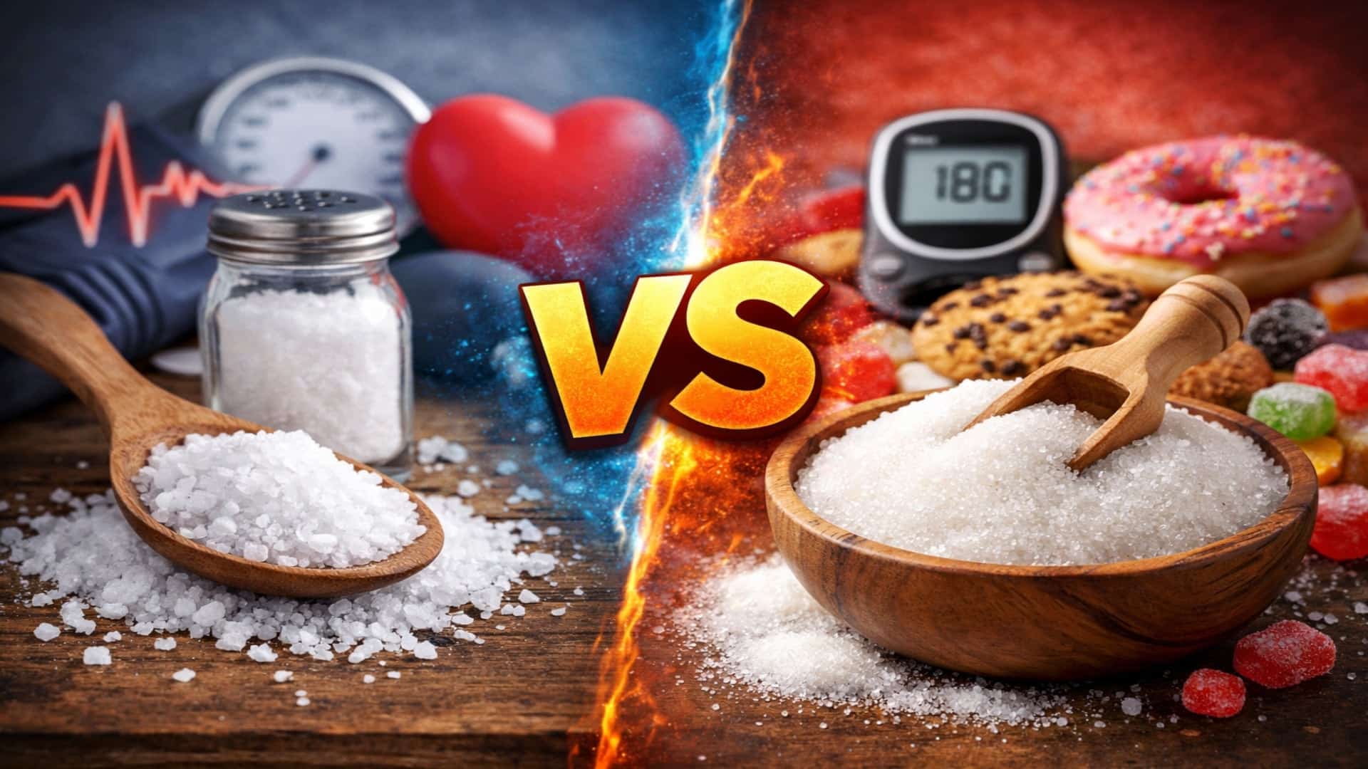 Sal vs Azúcar: ¿Cuál es más dañino en exceso?