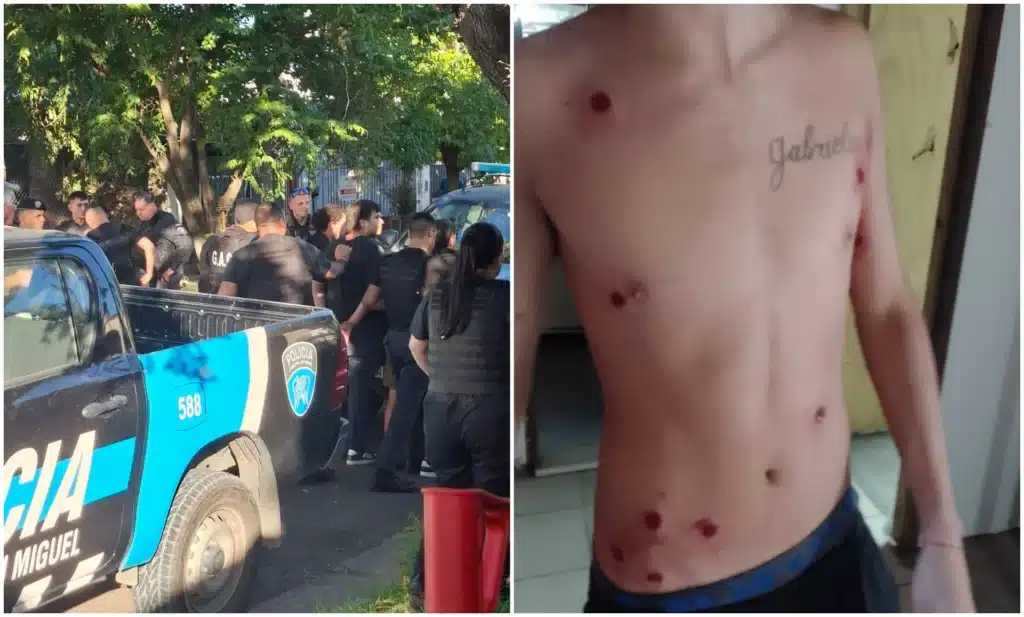 San Miguel: Incidentes entre policía y militantes