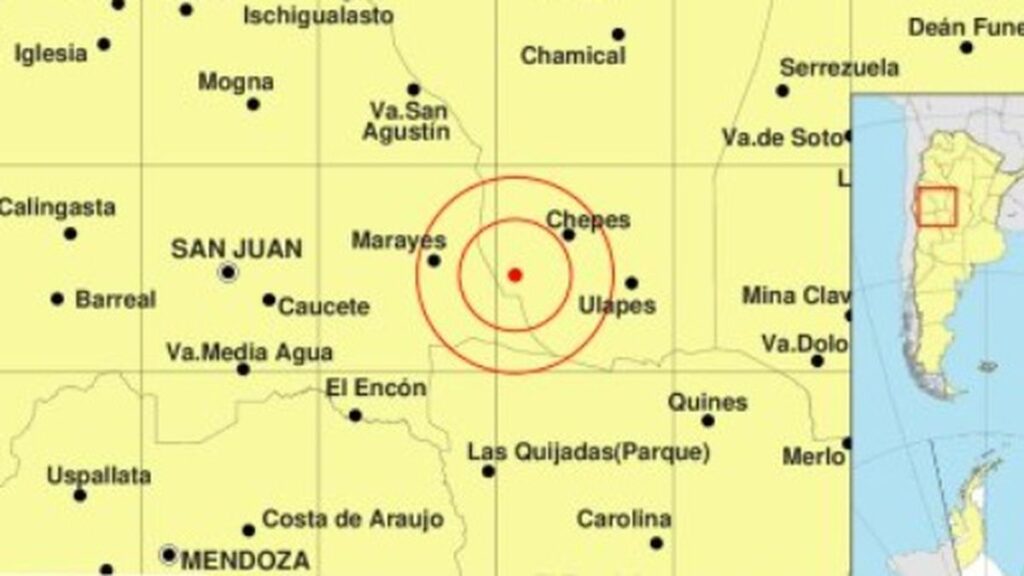 Sismo de 5 grados sacude La Rioja y se siente en provincias vecinas