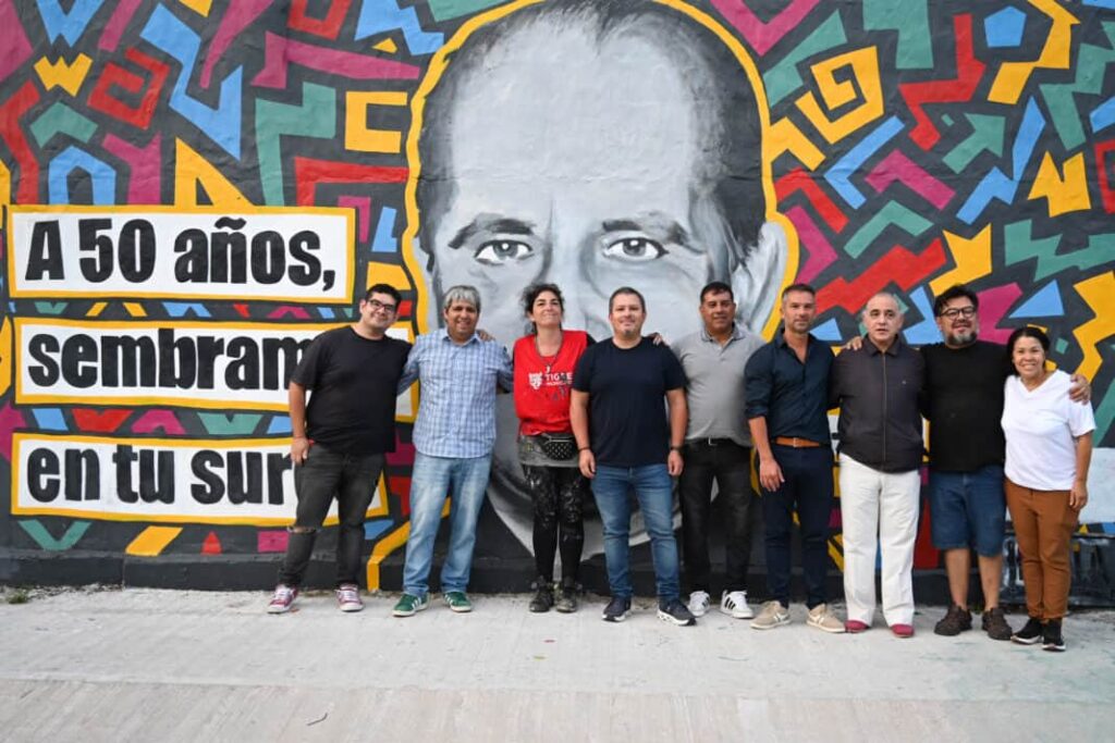 Tigre homenajea al Padre Pancho Soares con mural