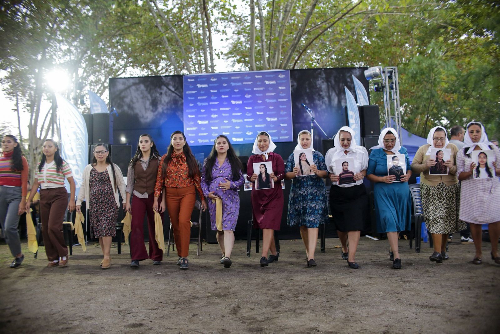 Vigilia emotiva en Almirante Brown por el 24 de marzo