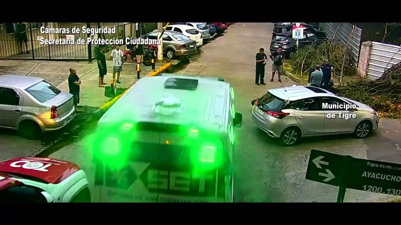 Accidente de tránsito en Tigre: Asistencia municipal