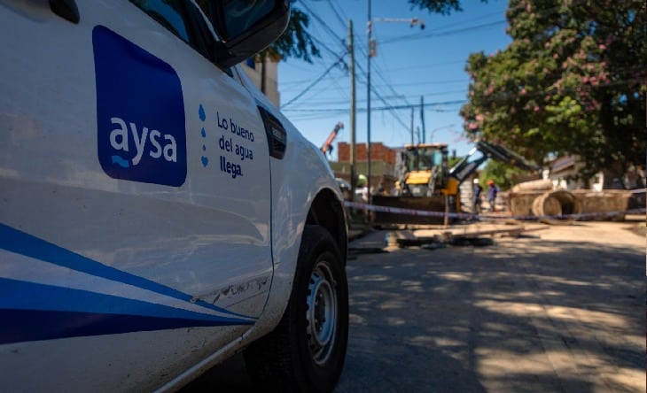 AySA anuncia cortes de agua programados en Lomas