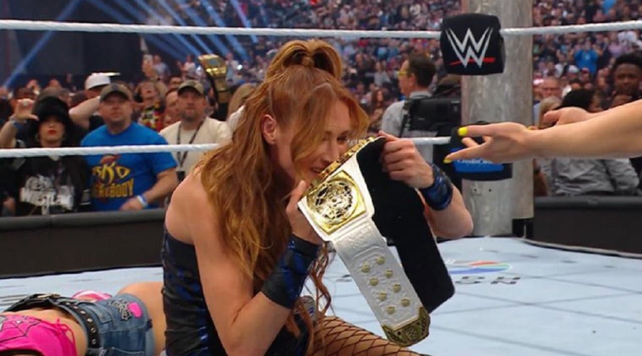Cambio de títulos en WrestleMania 42