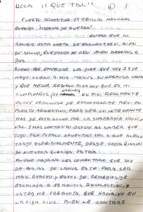 Carta de Malvinas: hallan mensaje de soldado de Lanús