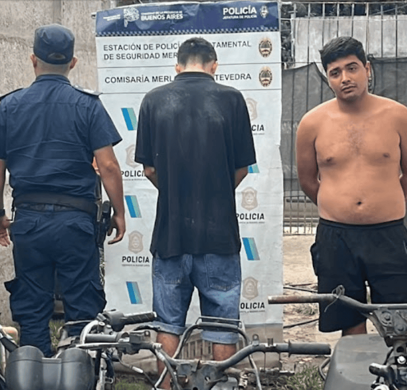 Desbaratan desarmadero ilegal en Merlo tras robo