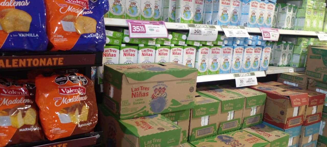 Gasto familiar en alimentos y limpieza superó $1.200.000 en marzo