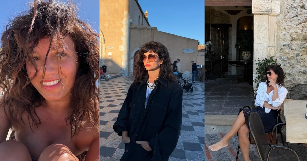 Griselda Siciliani y sus divertidas vacaciones en Italia