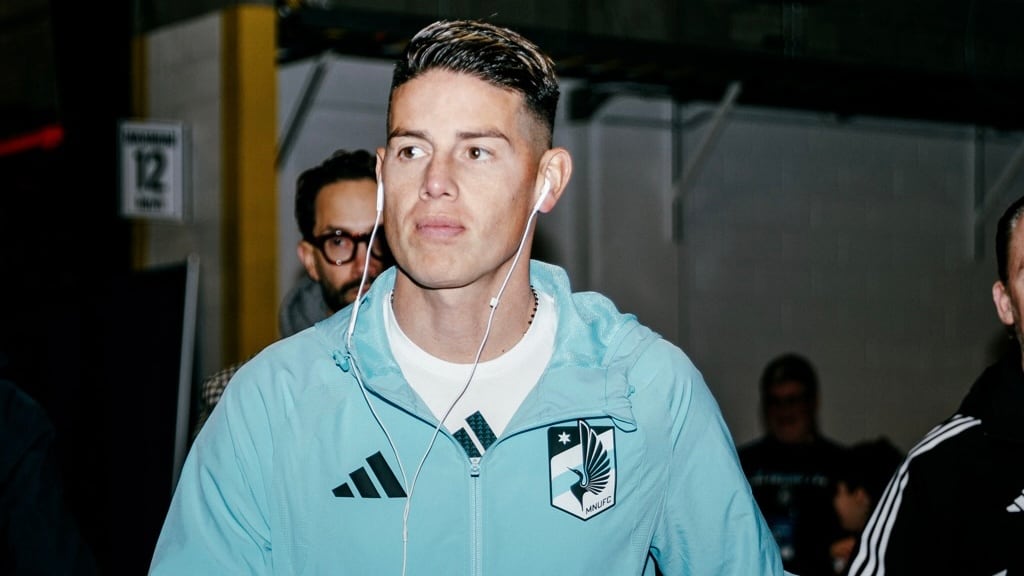 James Rodríguez vuelve a entrenar con Minnesota United