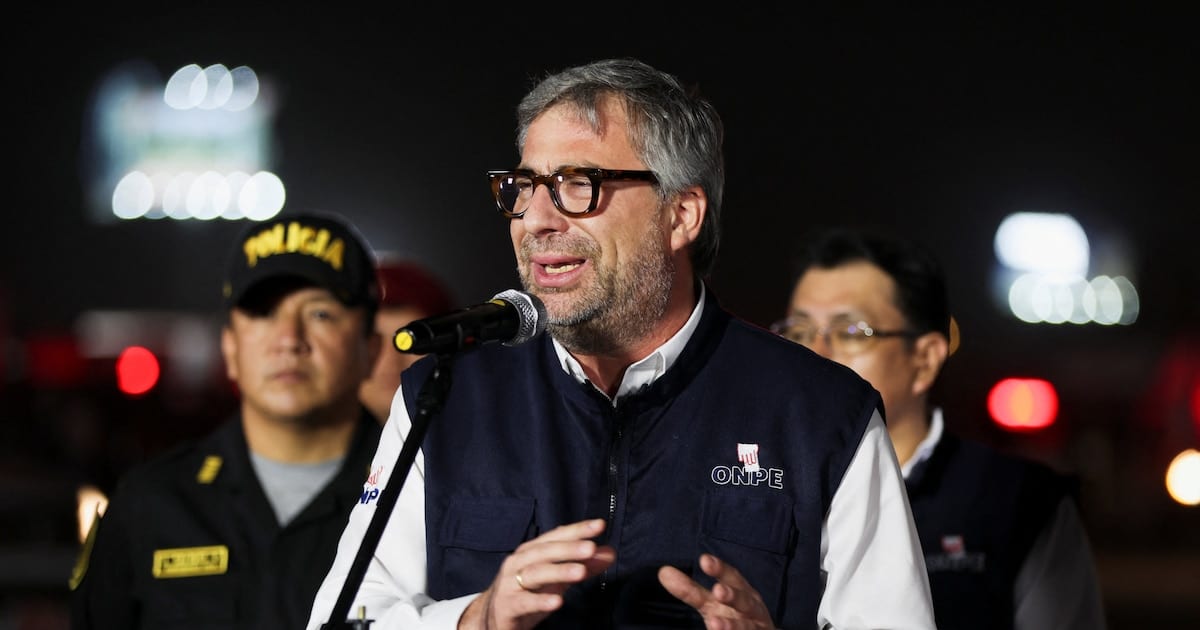 Jefe de ONPE investigado por fallas en elecciones de Perú