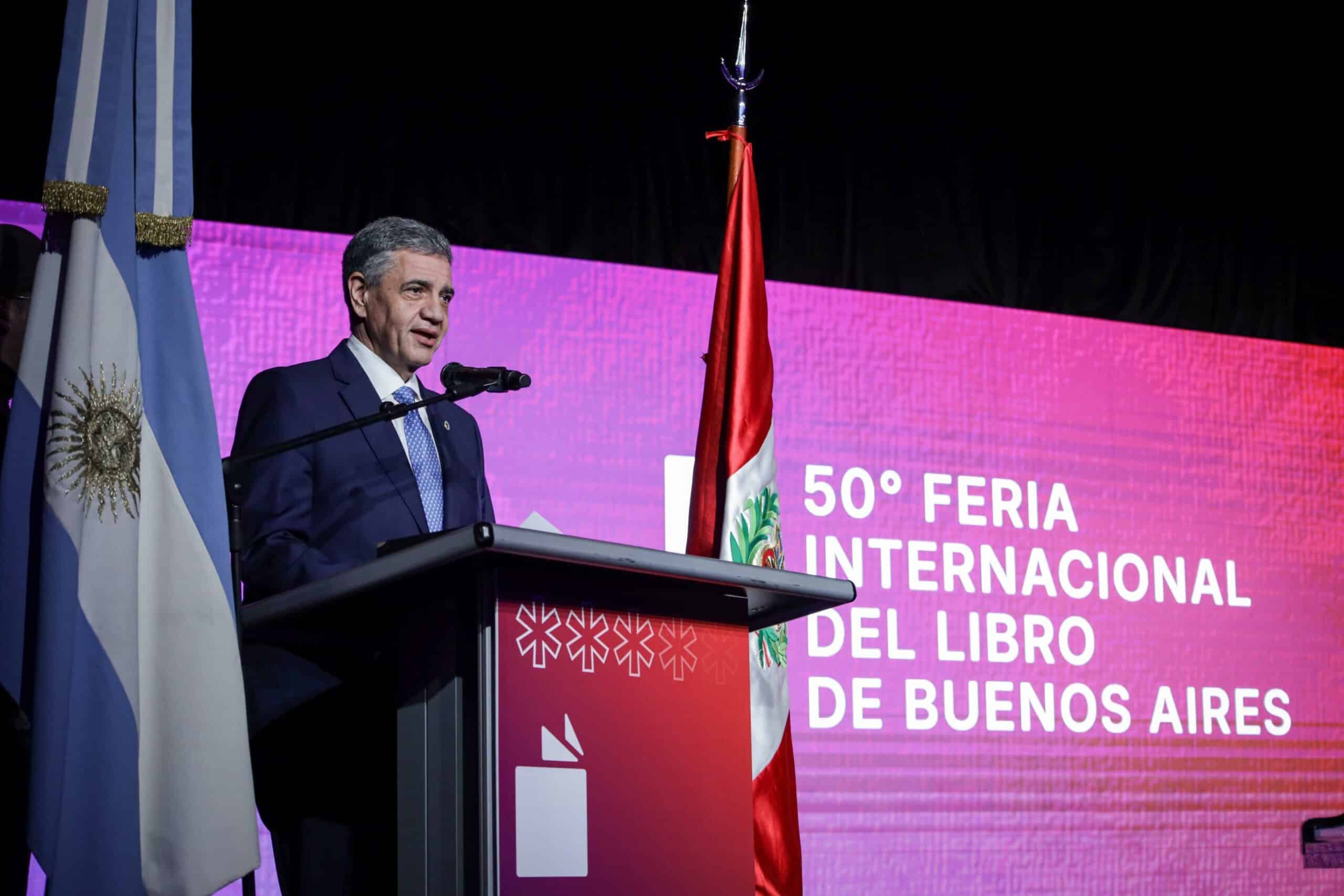 Jorge Macri inauguró la 50° Feria del Libro de Buenos Aires