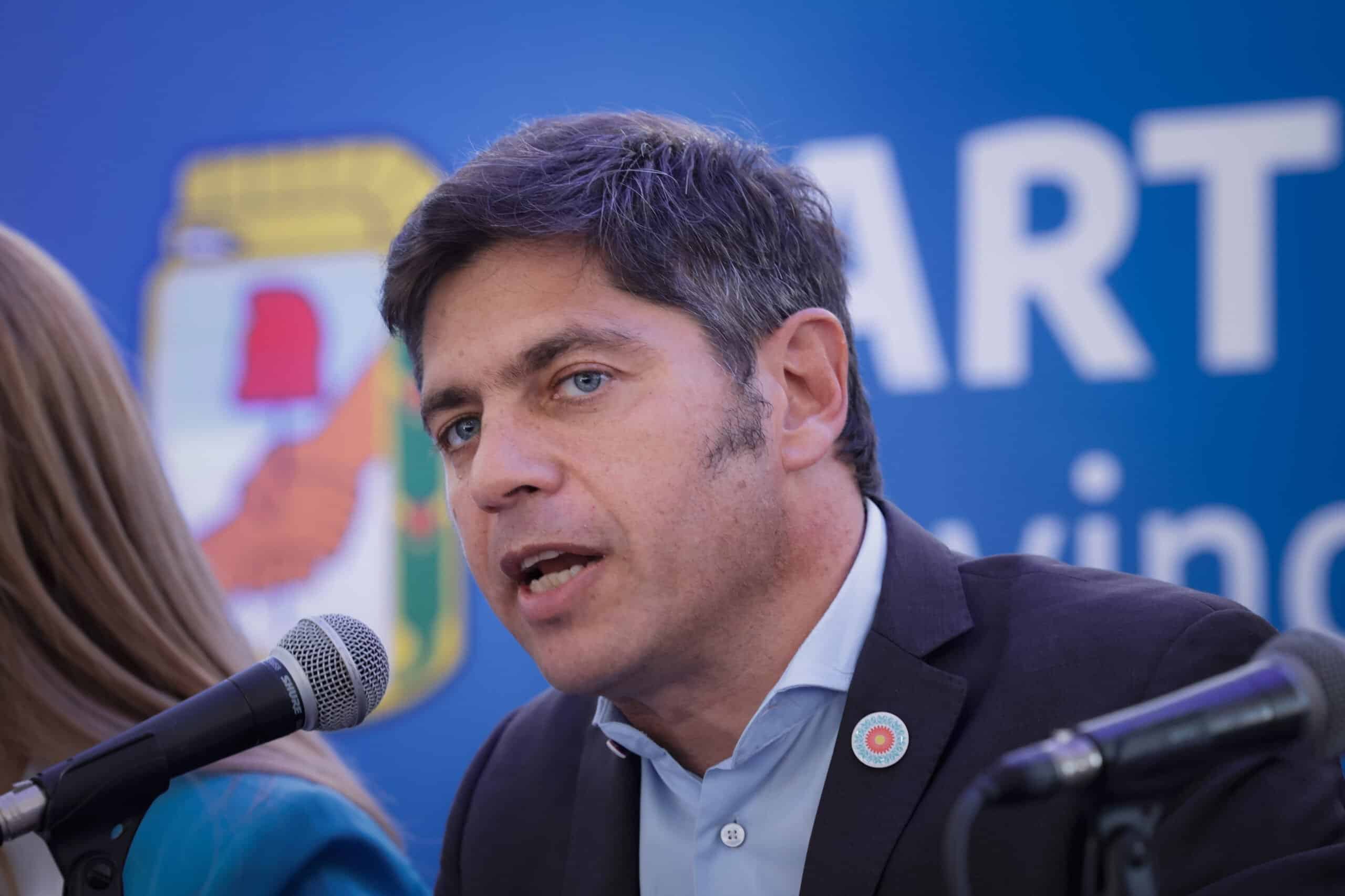 Kicillof critica duramente a Milei