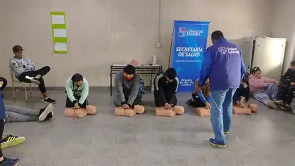 Lomas de Zamora: Capacitaciones gratuitas de RCP