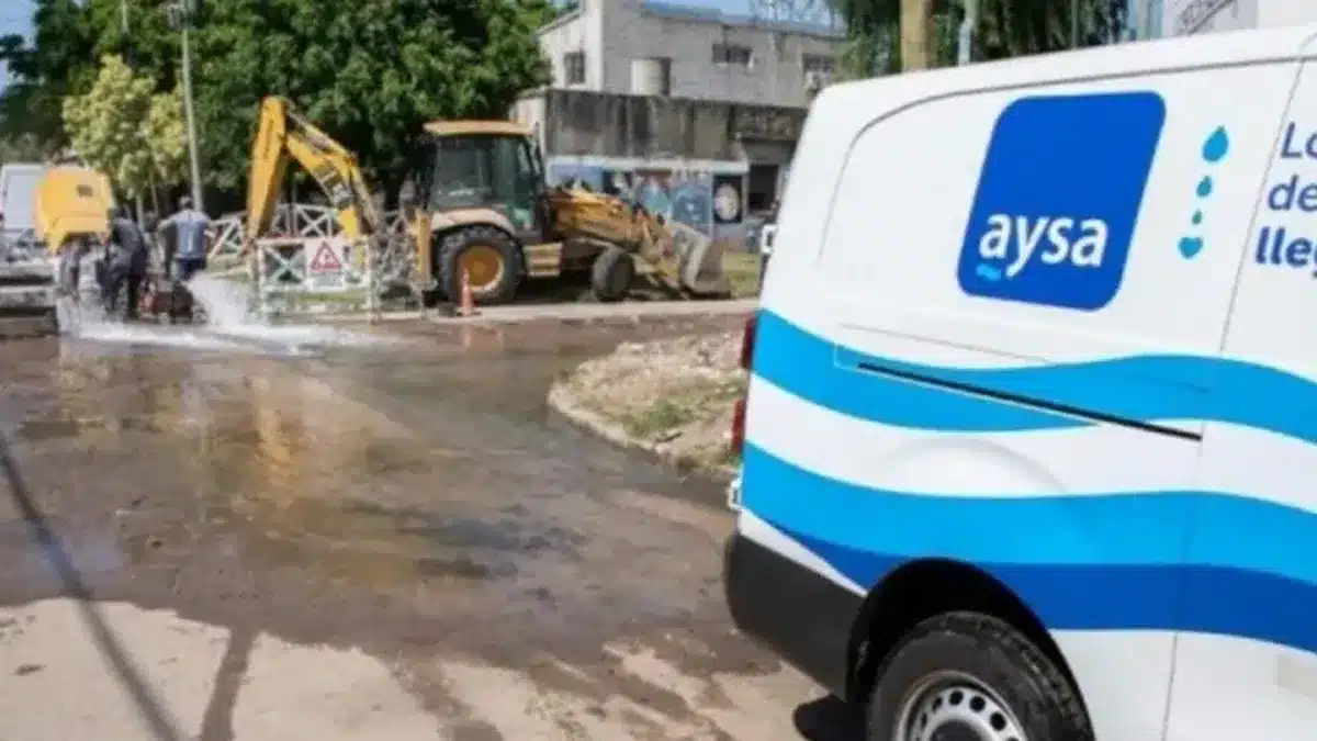 Lomas de Zamora: cortes de agua por obras de AySA
