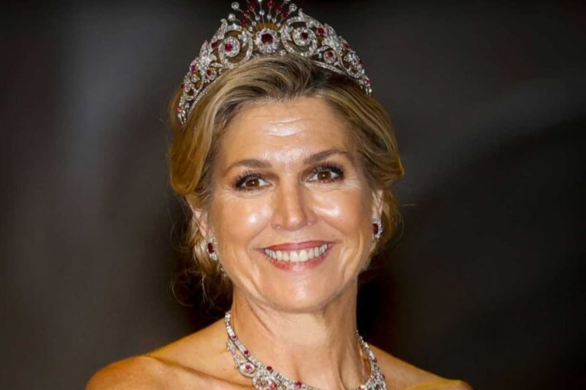 Máxima deslumbra con vestido de hace 20 años