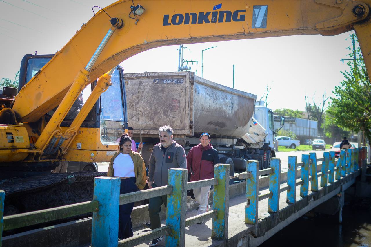 Mieri supervisa acciones municipales tras el temporal en Quilmes
