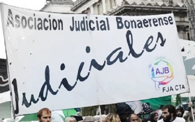Paro en la Justicia bonaerense por conflicto salarial