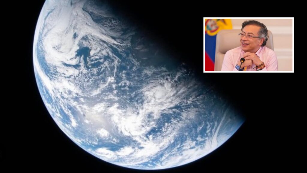 Petro propone a la NASA 'llevar la vida al universo'