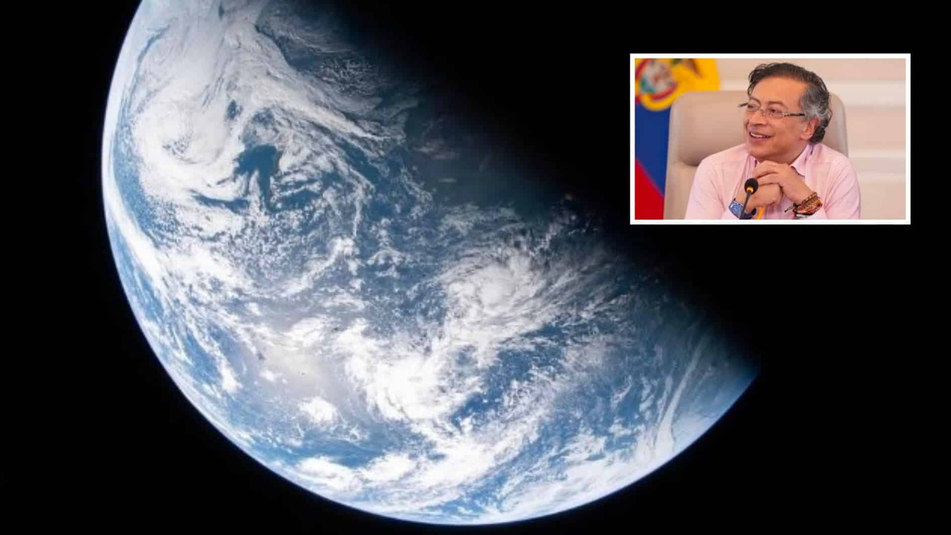 Petro propone a la NASA 'llevar la vida al universo'