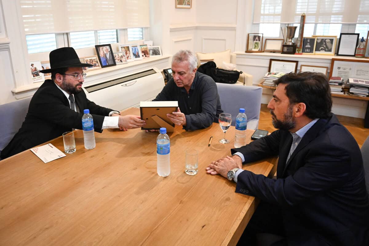 Tigre: Zamora recibió al Gran Rabino Eliahu Hamra