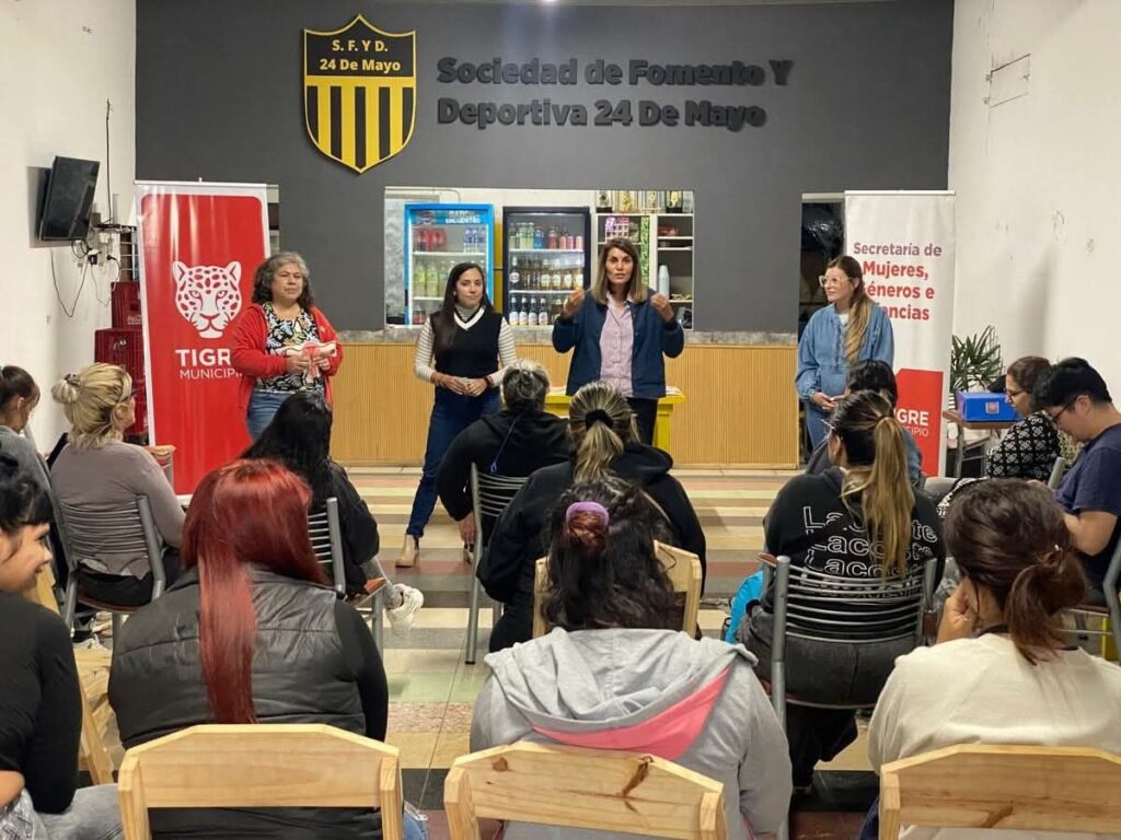 Tigre lanzó programa de salud menstrual "Se Copa"