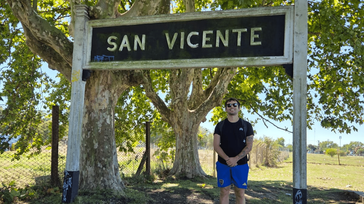 Tiktoker italiano recorre el Conurbano Sur