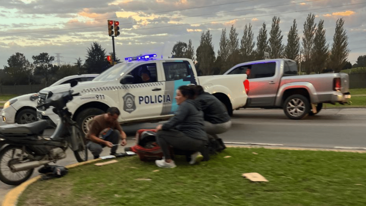 Choque en Canning: Dos hospitalizados