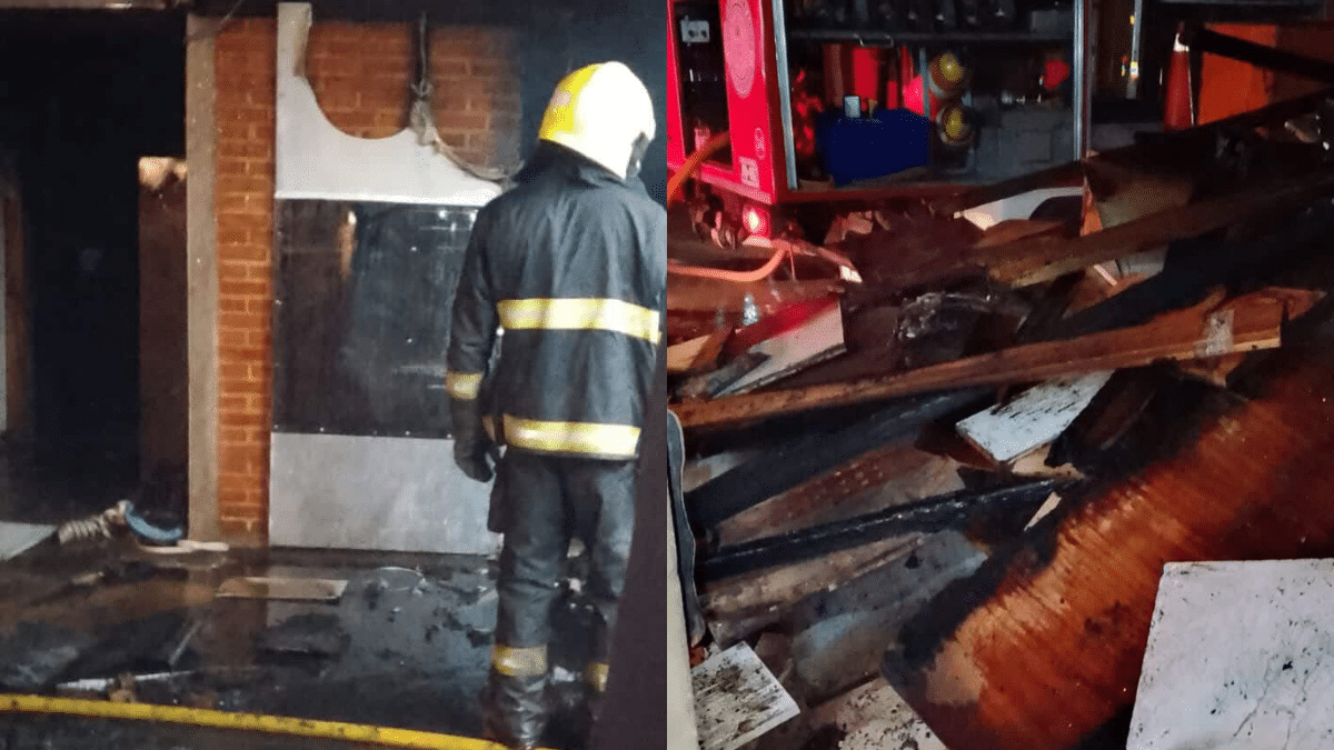 El Jagüel: Incendio destruye carpintería familiar