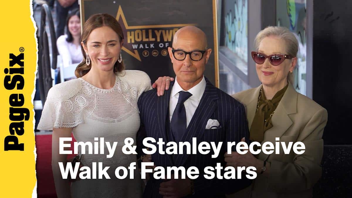Emily Blunt y Stanley Tucci: estrellas en Hollywood