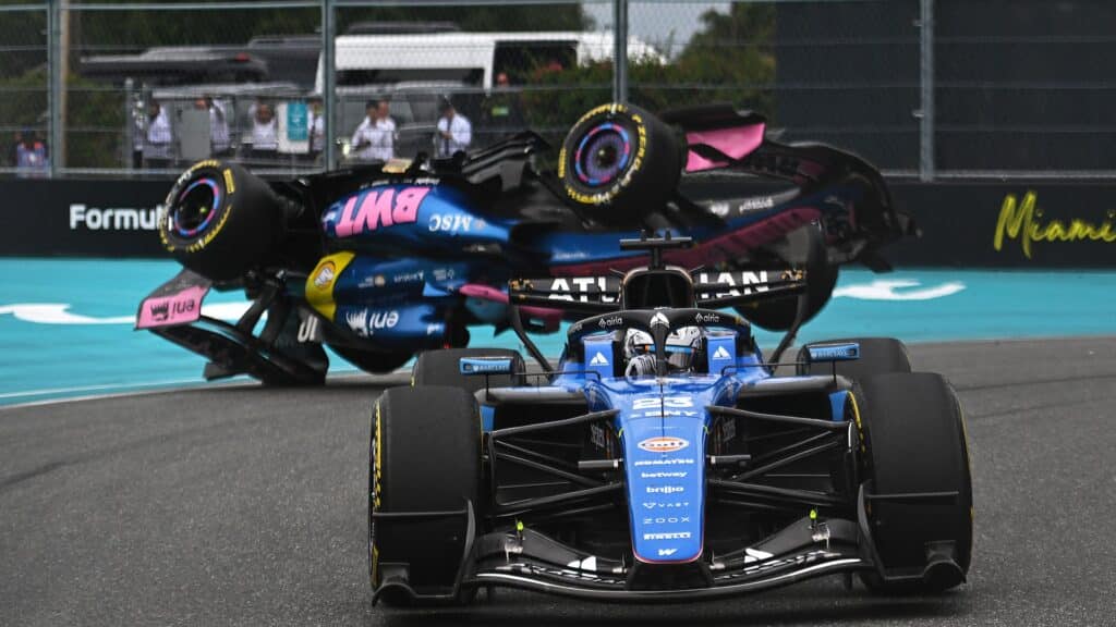 Impactante accidente de Gasly en Miami F1