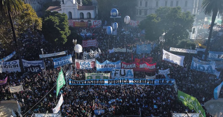 Marcha Universitaria: Fuerte presencia del Conurbano