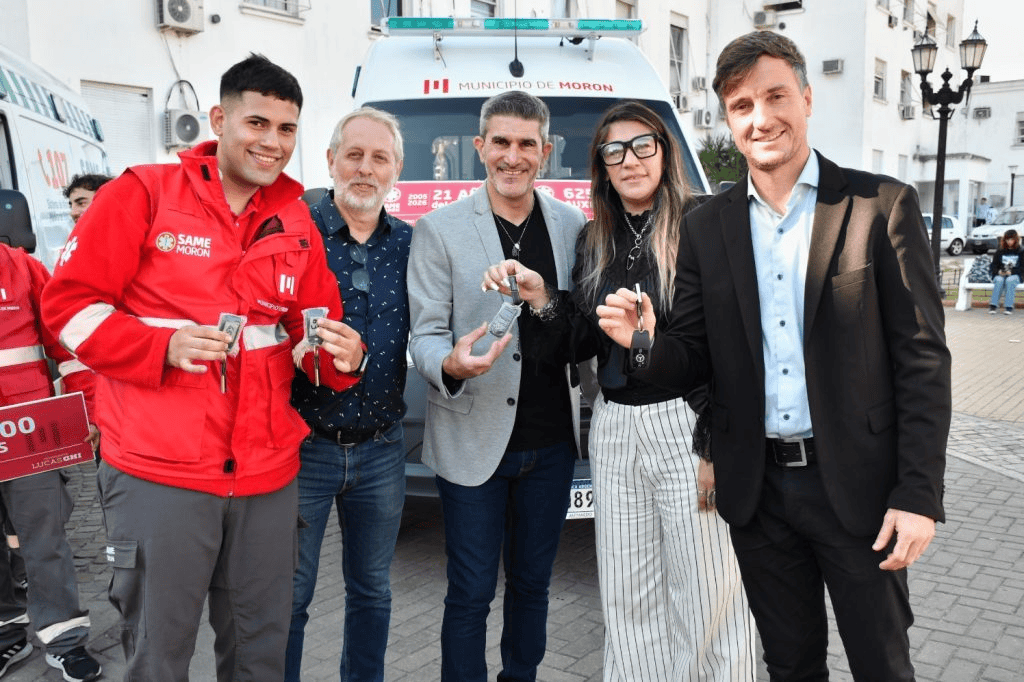 Morón fortalece el SAME con nuevas ambulancias