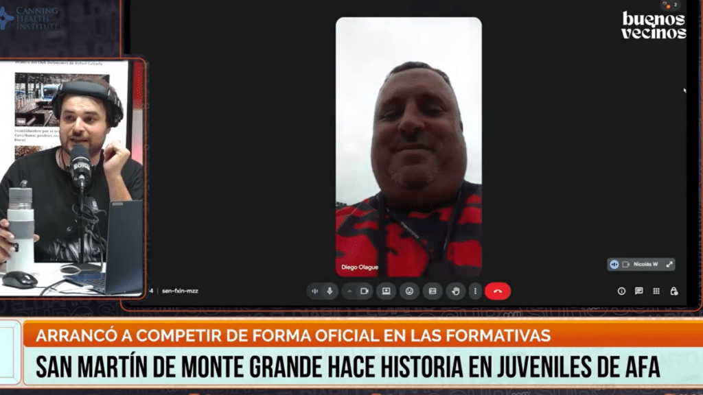 San Martín de Monte Grande debutó en juveniles de AFA