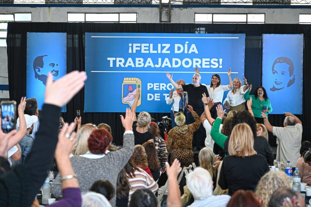 Zamora lideró acto del Peronismo de Tigre por el Día del Trabajador