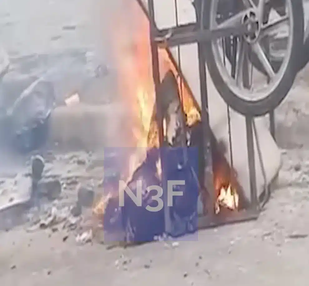 Apareció un hombre incinerado en Fuerte Apache