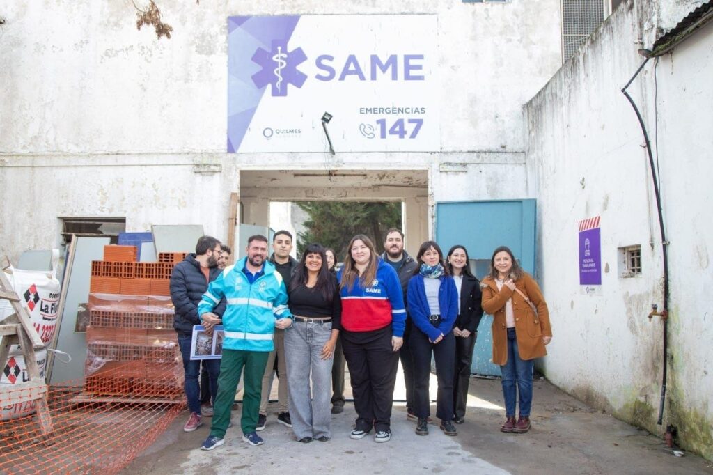 Avanza la obra de refacción integral del SAME Quilmes