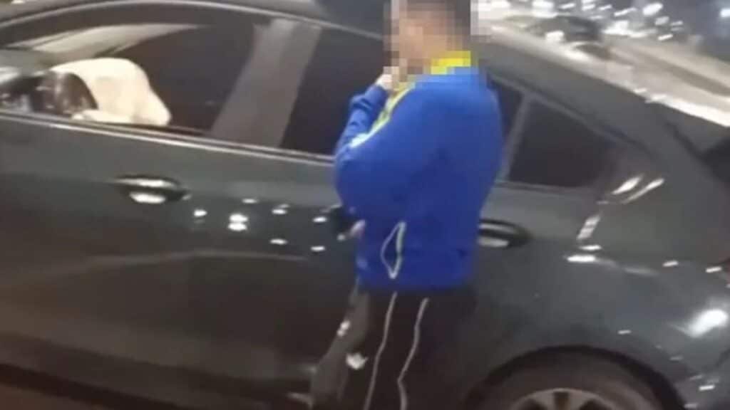 Choque en Camino Negro: conductor alcoholizado apenas se mantenía en pie