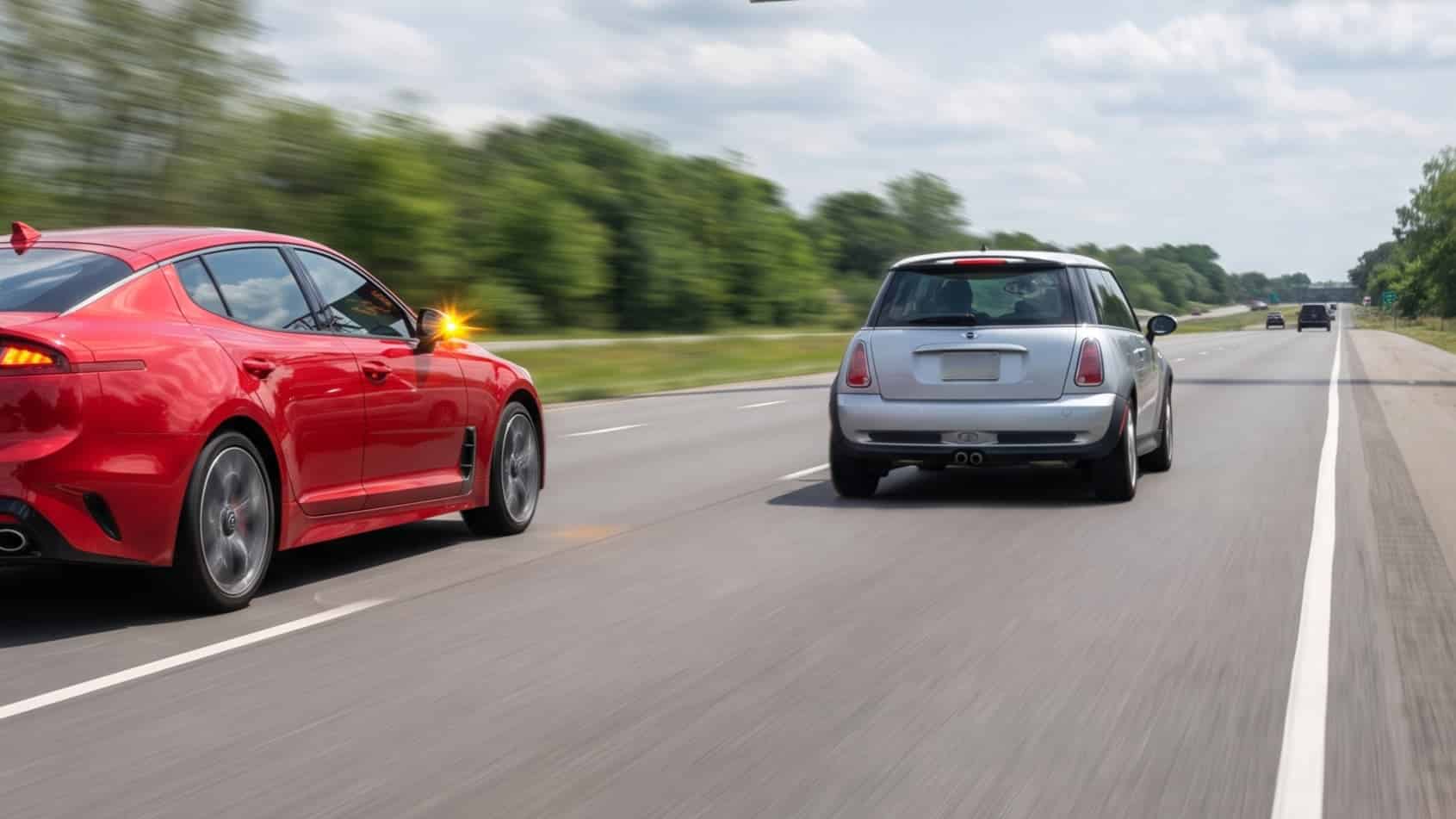 El peligro de exceder la velocidad al adelantar en rutas y carreteras