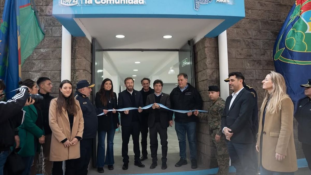 Kicillof y Otermín inauguraron una nueva base de la UTOI en Lomas