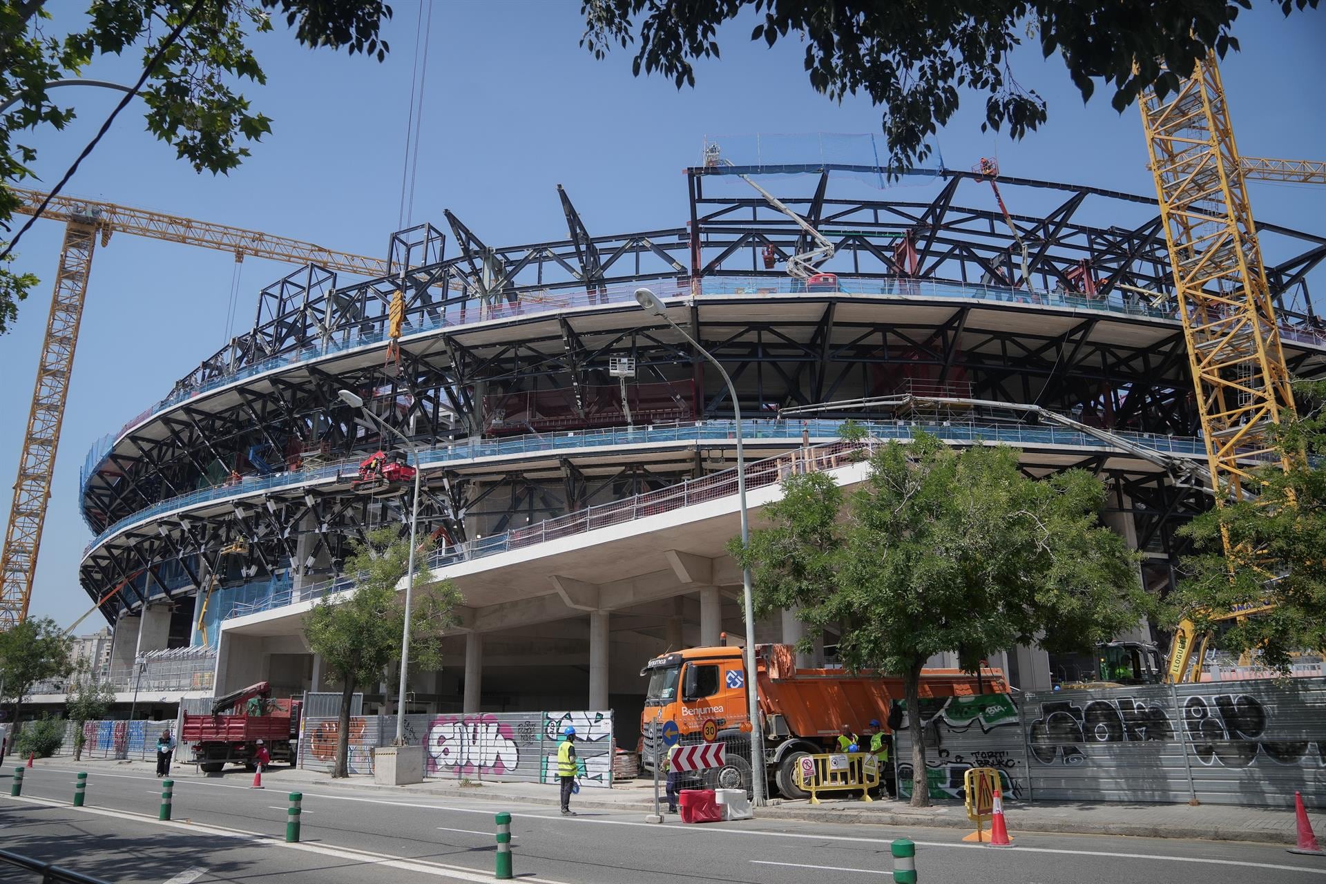 Muere un trabajador de 54 años en las obras del estadio Camp Nou