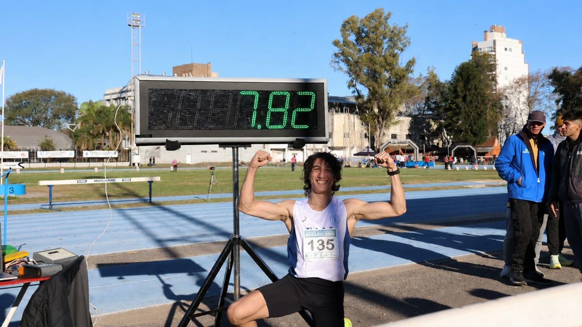 Atleta de Monte Grande rompió el récord argentino de salto en largo