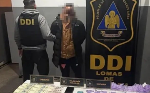 Atrapan a un hombre con 181 dosis de cocaína en Budge