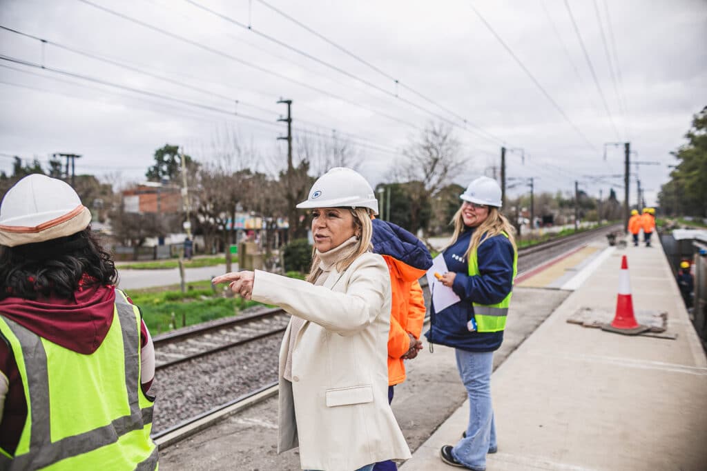 Avanza la obra de la nueva estación UNaB en Almirante Brown