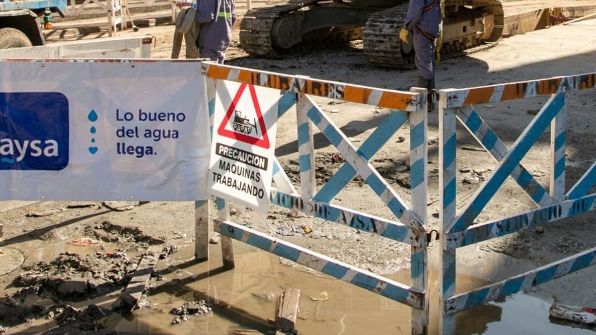 AySA anunció cortes de agua en Lomas de Zamora