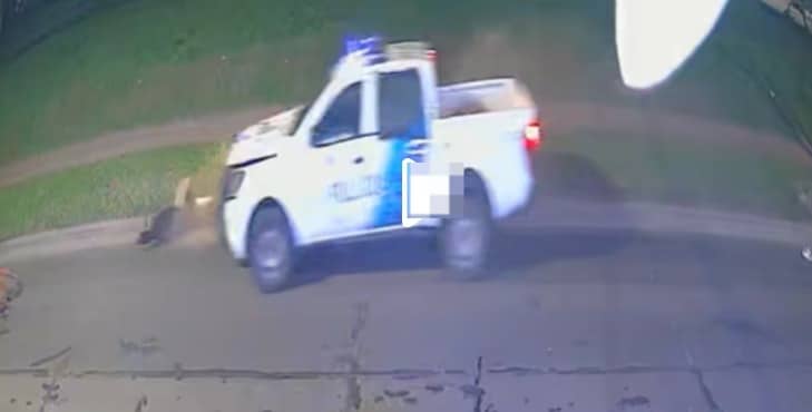 Don Orione: un patrullero atropelló a un hombre que está gravemente herido