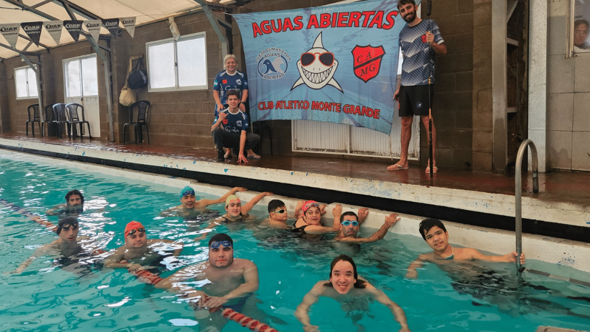 El equipo de natación adaptada de Monte Grande se luce en el Nacional