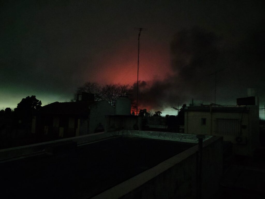 Gran apagón en La Plata por el incendio en una central eléctrica
