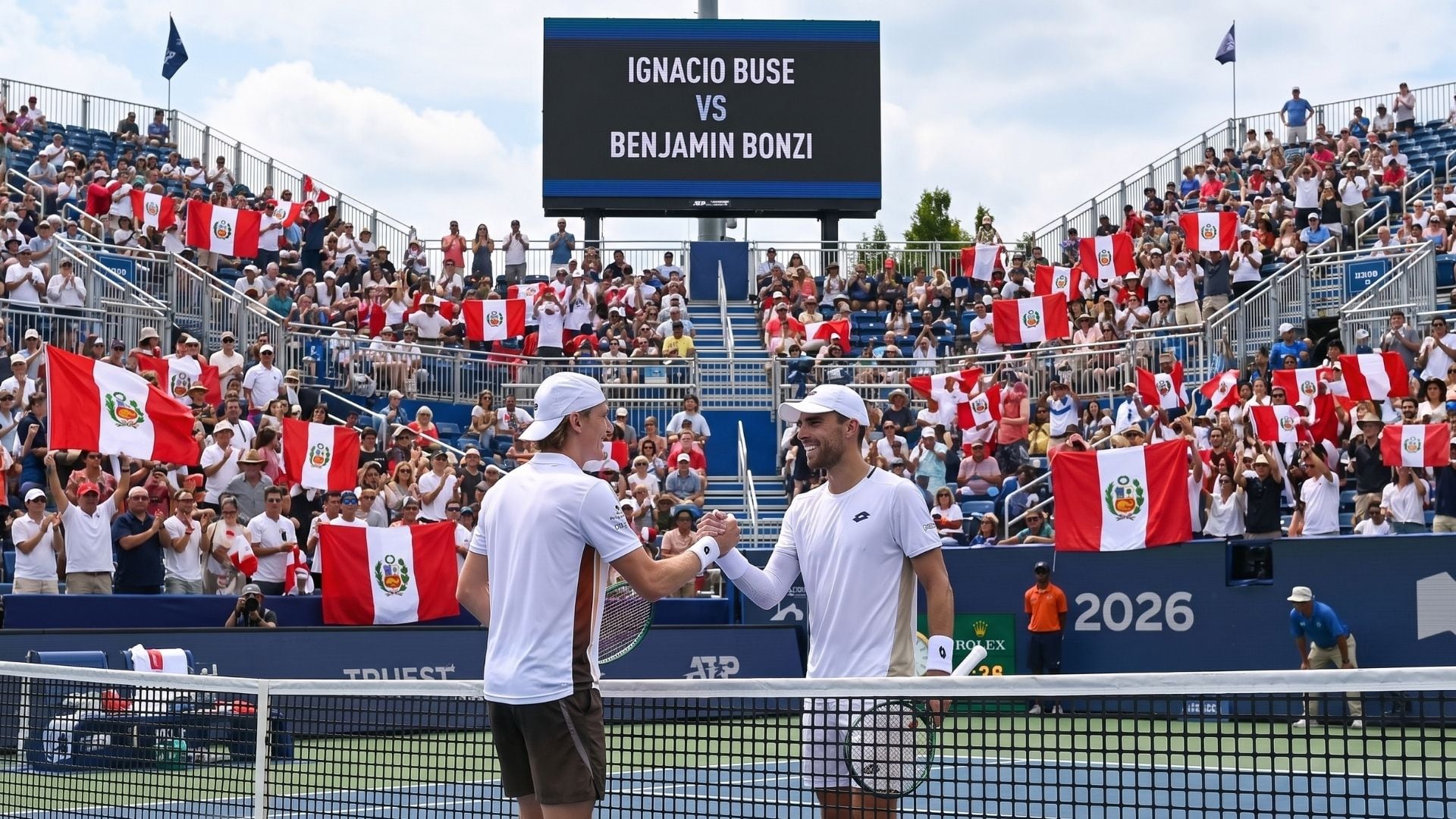 Ignacio Buse enfrenta a Benjamin Bonzi en el ATP 250 de Winston-Salem