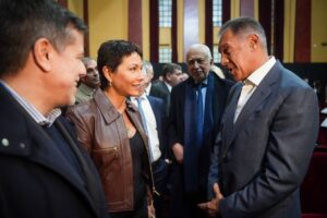 Intendentes peronistas participaron en la presentación de un cortometraje