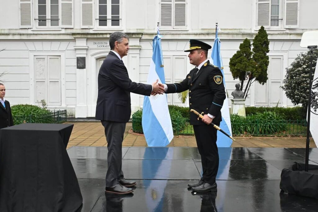 Jorge Macri reconoció a policías y destacó la recuperación del orden